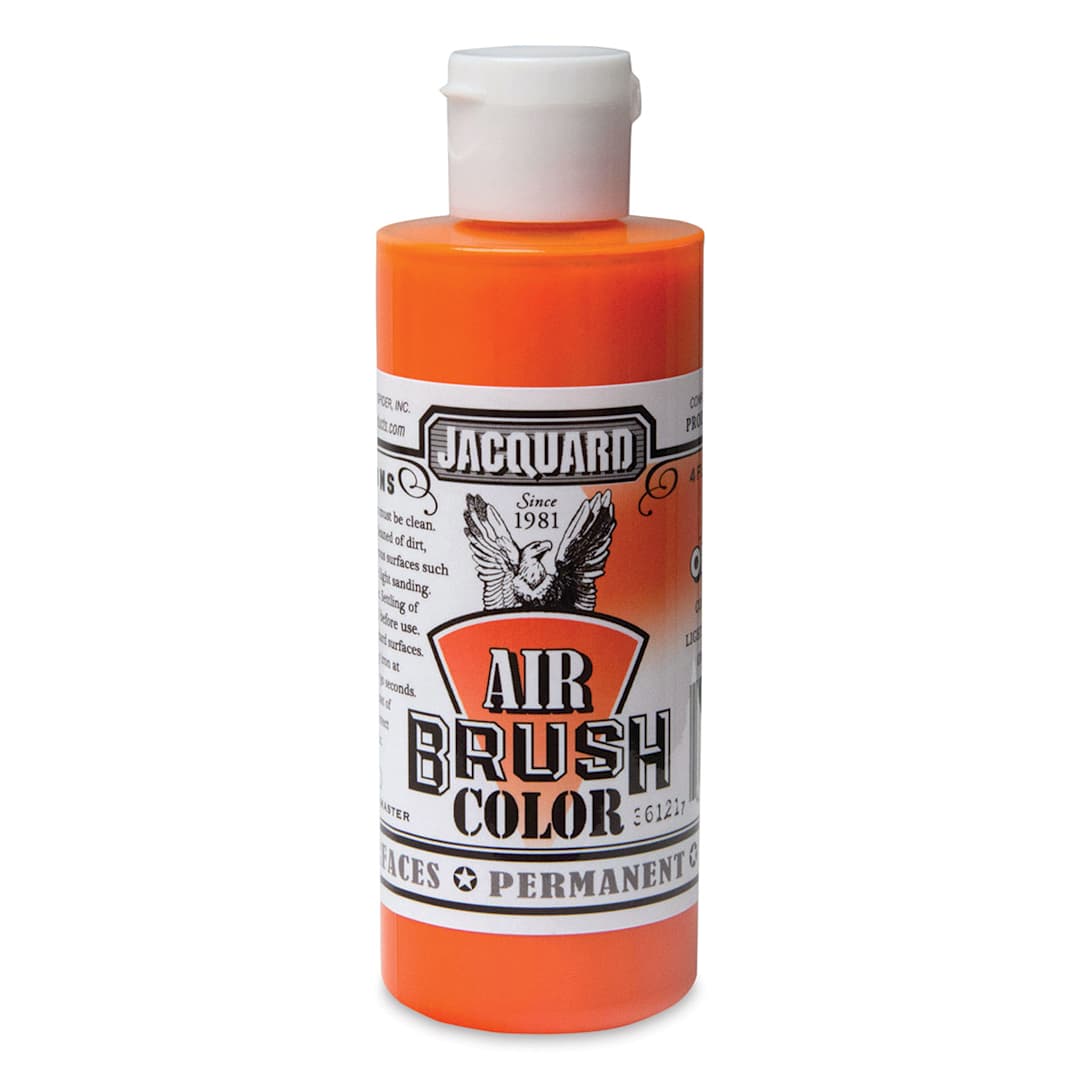 Open in modal - Jacquard Airbrush Paint - 4 oz, Bright Orange