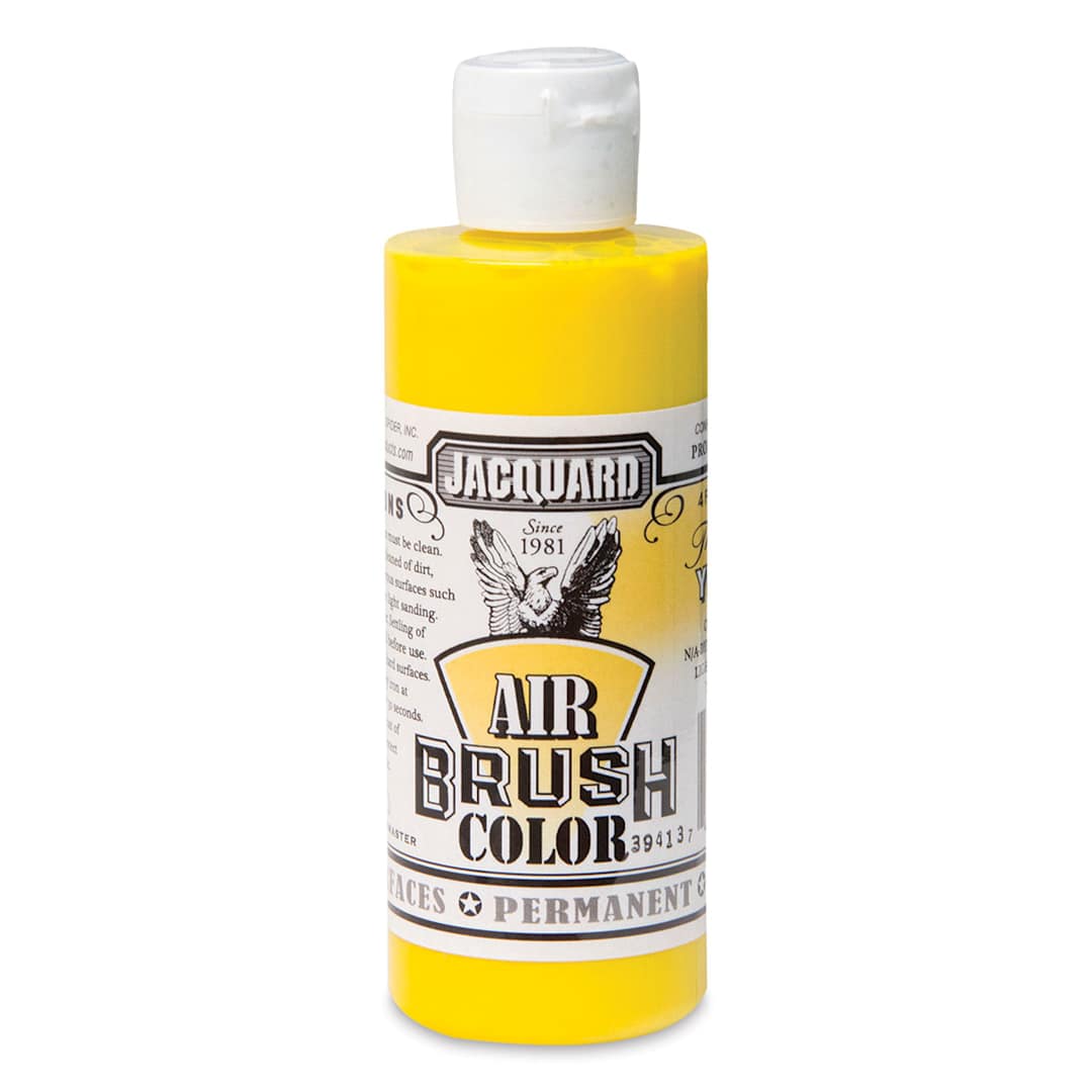 Open in modal - Jacquard Airbrush Paint - 4 oz, Transparent Yellow