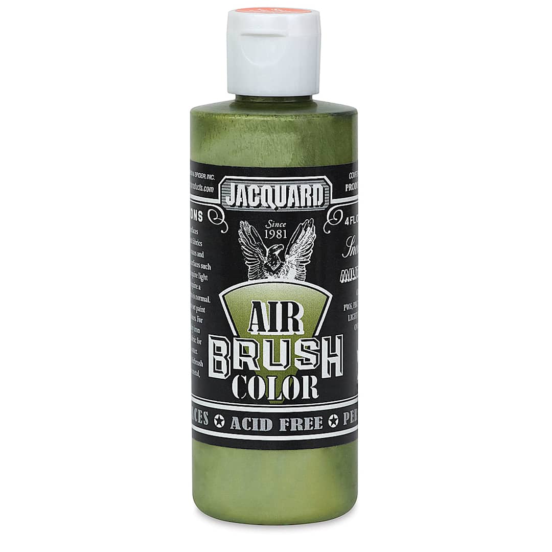 Open in modal - Jacquard Airbrush Paint - 4 oz, Military Green