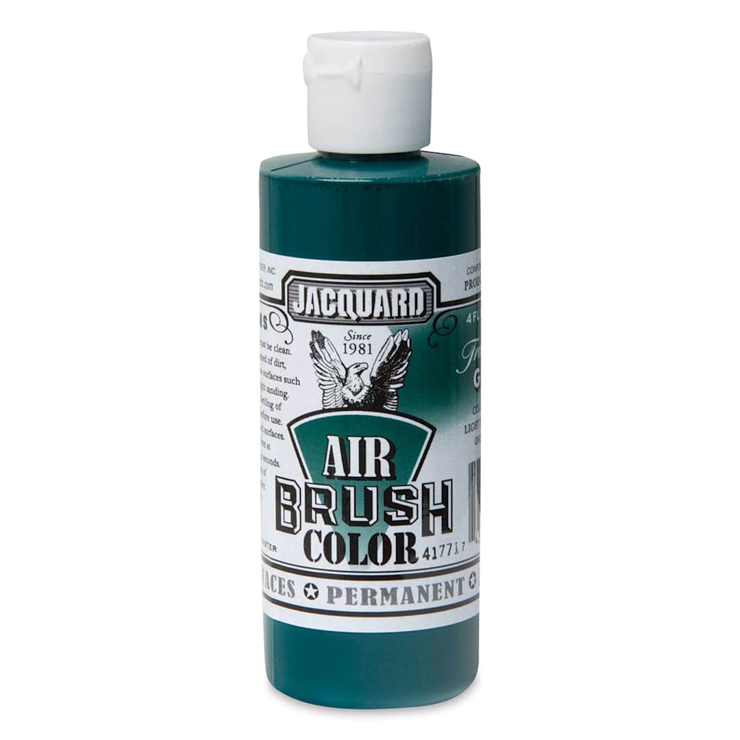 Open in modal - Jacquard Airbrush Paint - 4 oz, Transparent Green
