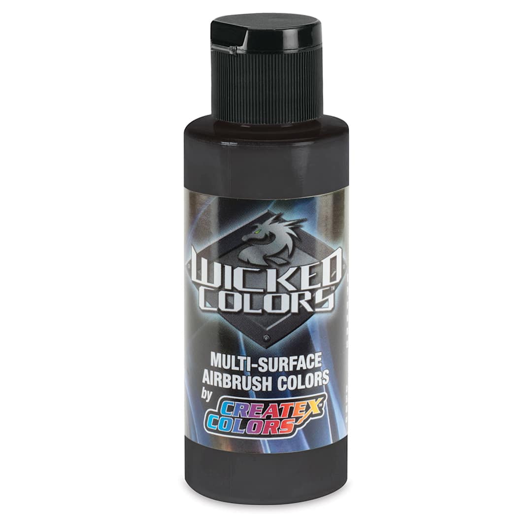 Open in modal - Createx Wicked Colors Airbrush Color - 2 oz, Detail Black Magenta