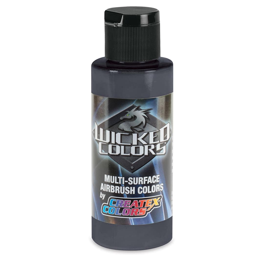Open in modal - Createx Wicked Colors Airbrush Color - 2 oz, Detail Smoke Black
