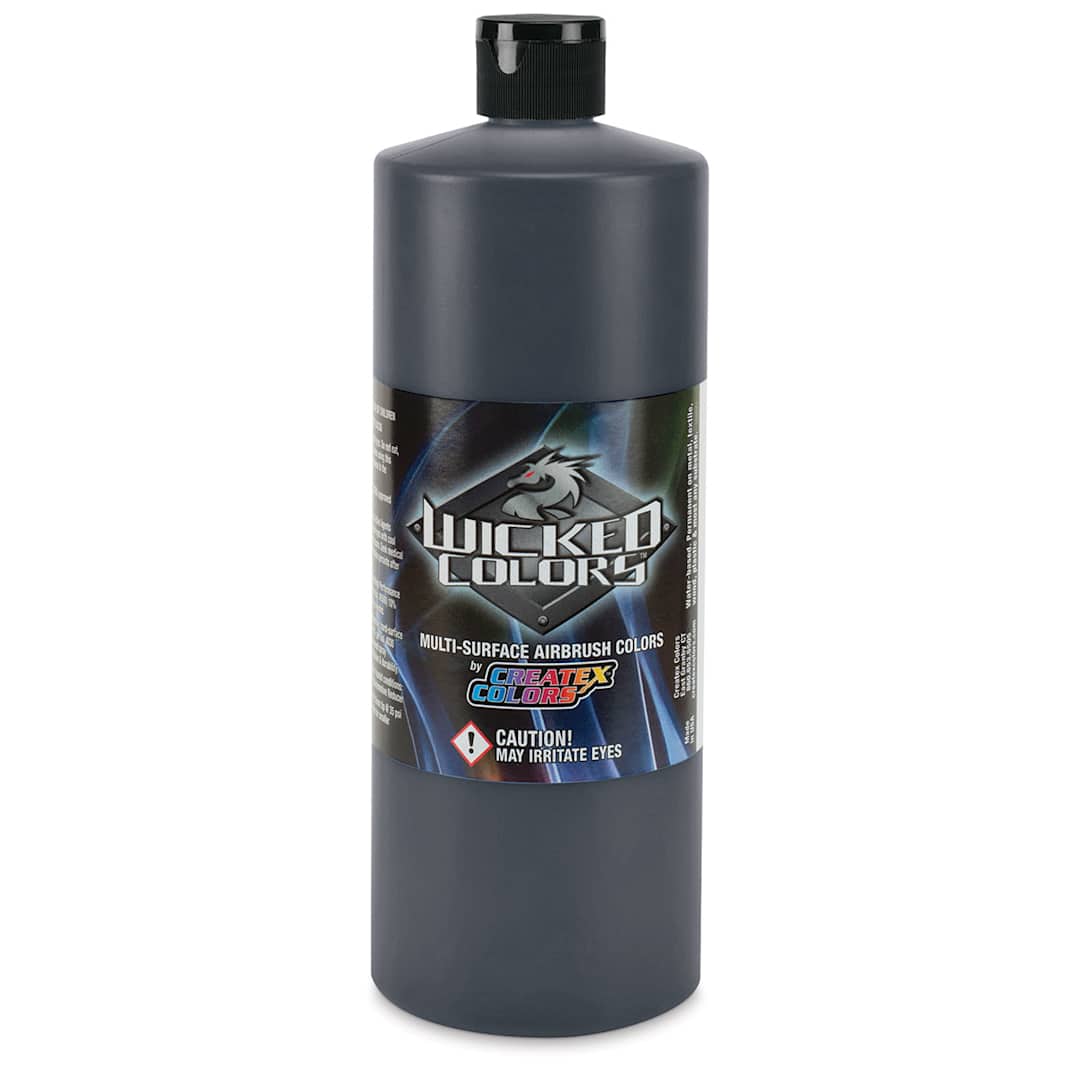 Open in modal - Createx Wicked Colors Airbrush Color - 32 oz, Detail Smoke Black