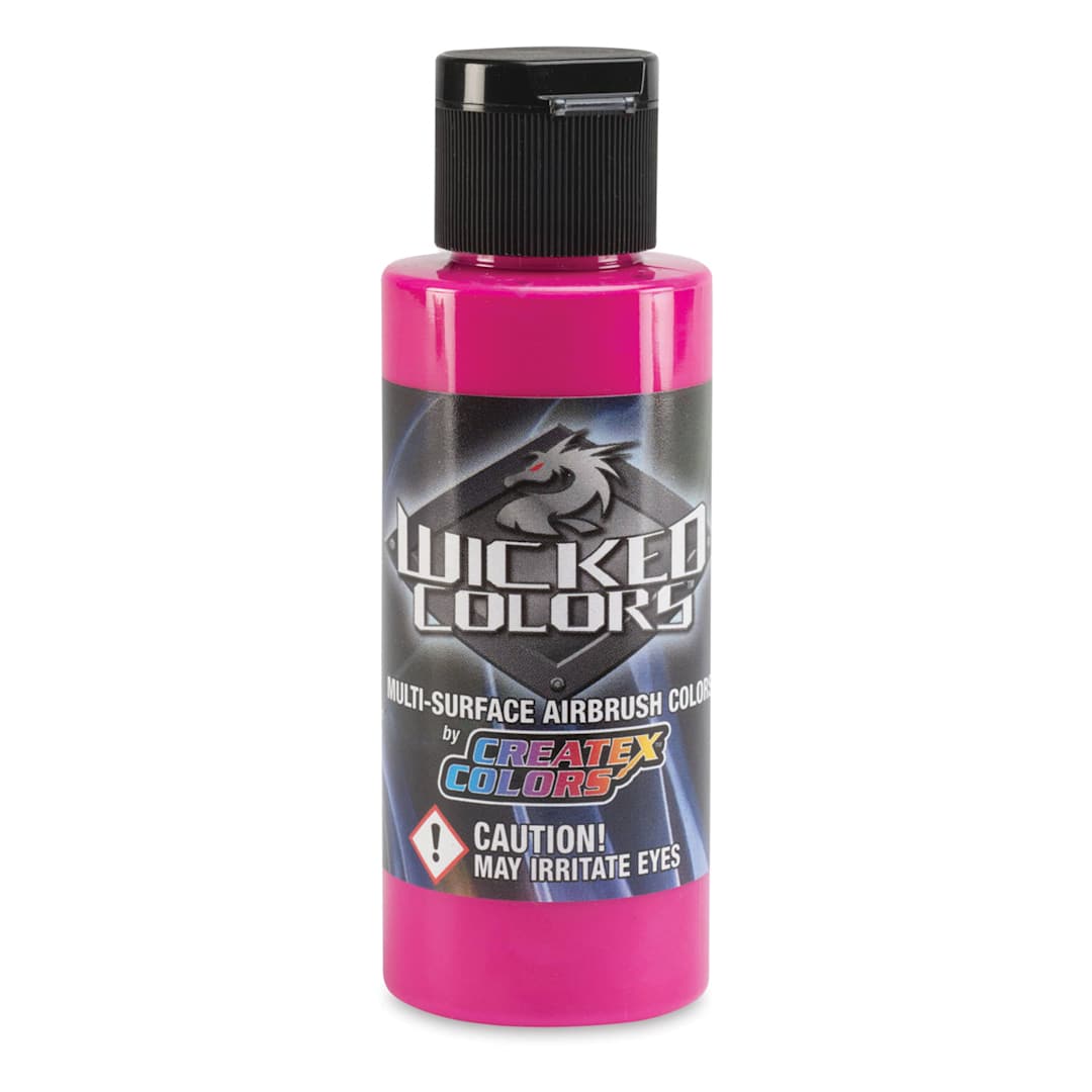 Open in modal - Createx Wicked Colors Airbrush Color - 2 oz, Fluorescent Magenta