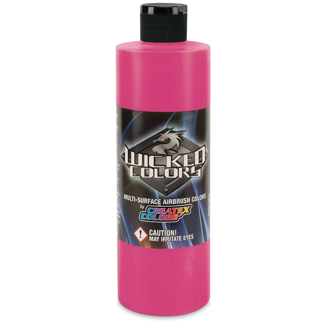 Open in modal - Createx Wicked Colors Airbrush Color - 16 oz, Fluorescent Pink