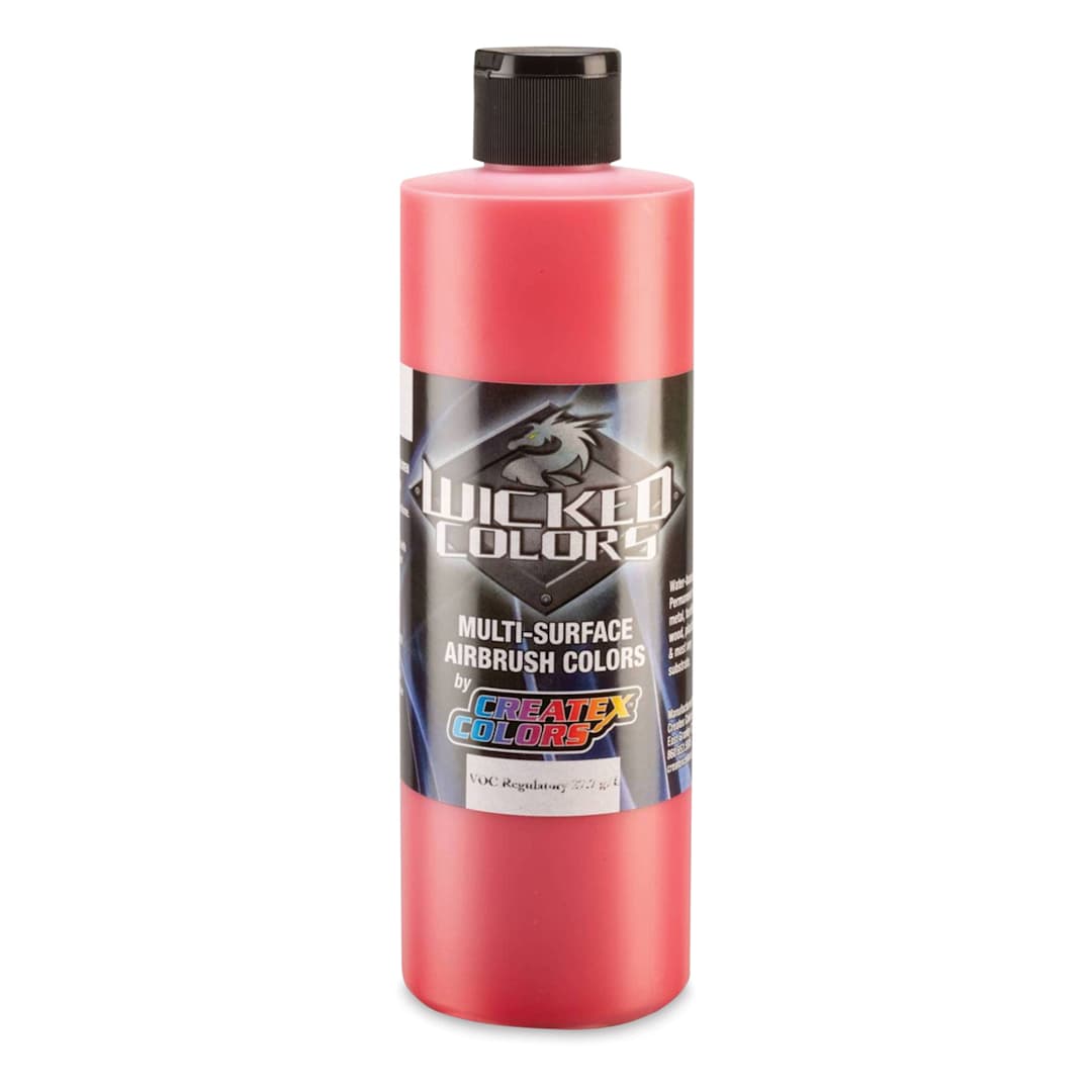 Open in modal - Createx Wicked Colors Airbrush Color - Opaque Pyrrole Red, 16 oz, Bottle