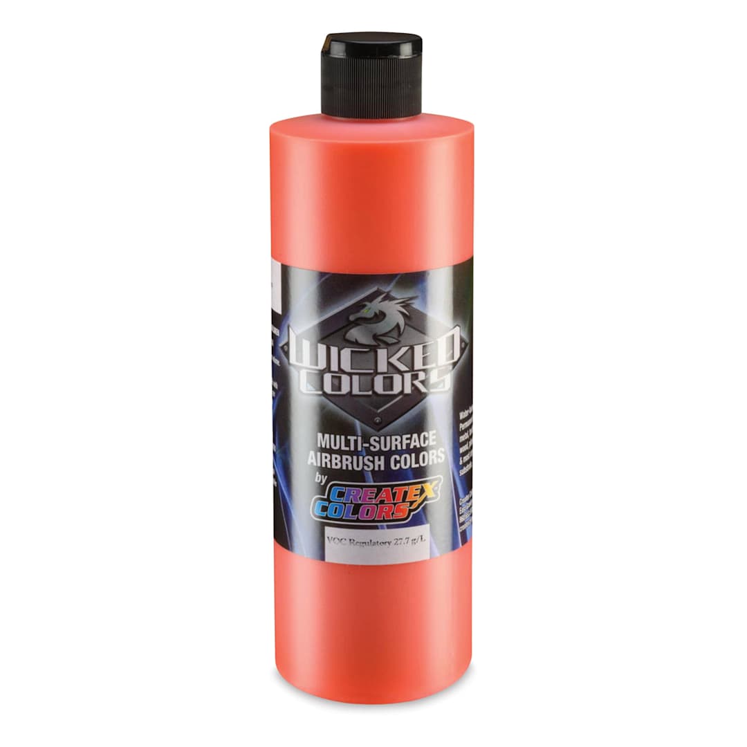 Open in modal - Createx Wicked Colors Airbrush Color - 16 oz, Detail Orange