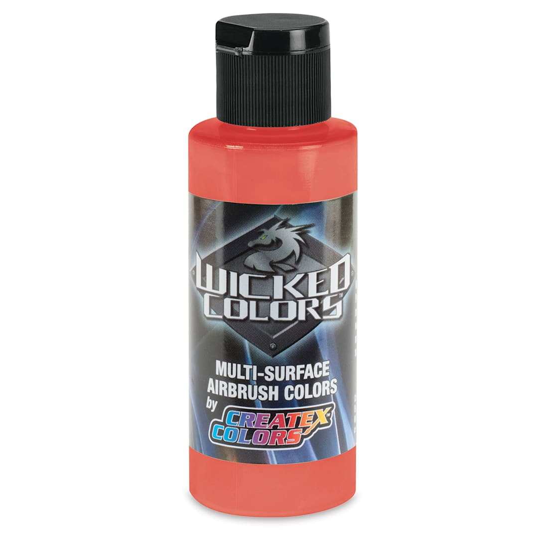 Open in modal - Createx Wicked Colors Airbrush Color - 2 oz, Fluorescent Orange