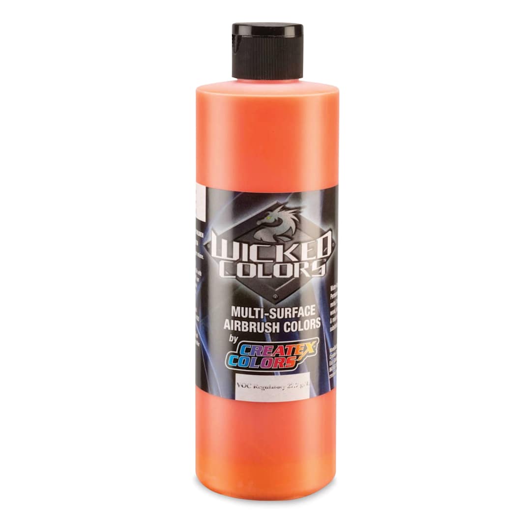 Open in modal - Createx Wicked Colors Airbrush Color - Opaque Pyrrole Orange, 16 oz, Bottle