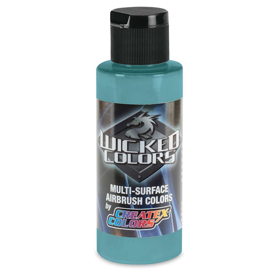 Open in modal - Createx Wicked Colors Airbrush Color - 2 oz, Detail Blue Green