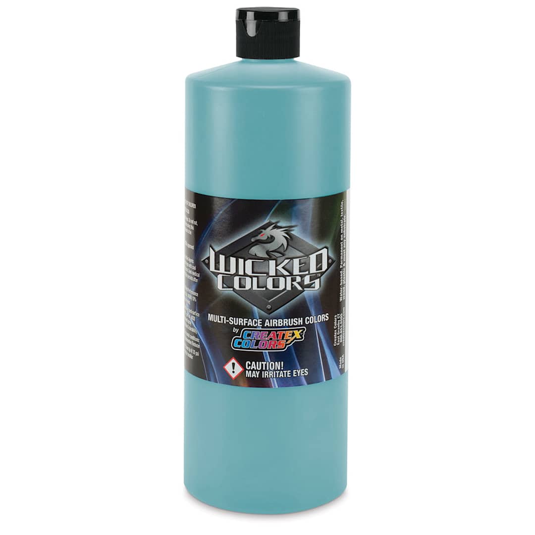Open in modal - Createx Wicked Colors Airbrush Color - 32 oz, Detail Blue Green