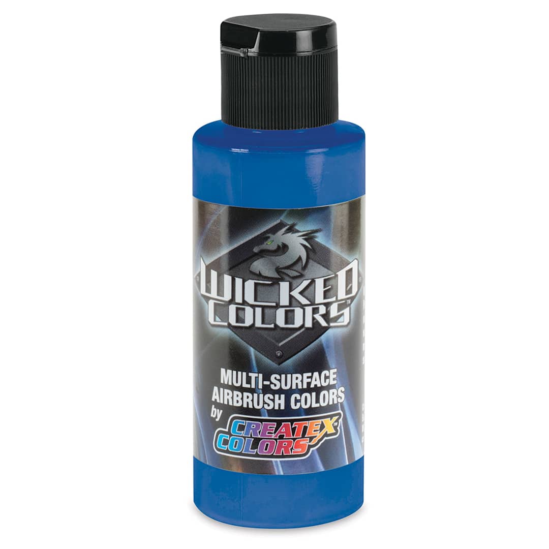 Open in modal - Createx Wicked Colors Airbrush Color - 2 oz, Detail Cerulean Blue