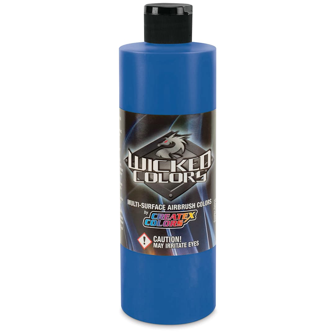 Open in modal - Createx Wicked Colors Airbrush Color - 16 oz, Detail Cerulean Blue