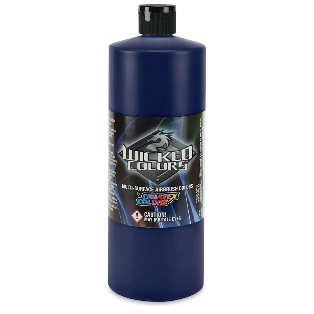 Open in modal - Createx Wicked Colors Airbrush Color - 32 oz, Detail Cobalt Blue