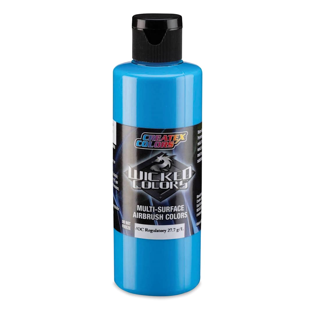 Open in modal - Createx Wicked Colors Airbrush Color - Opaque Daylight Blue, 4 oz, Bottle