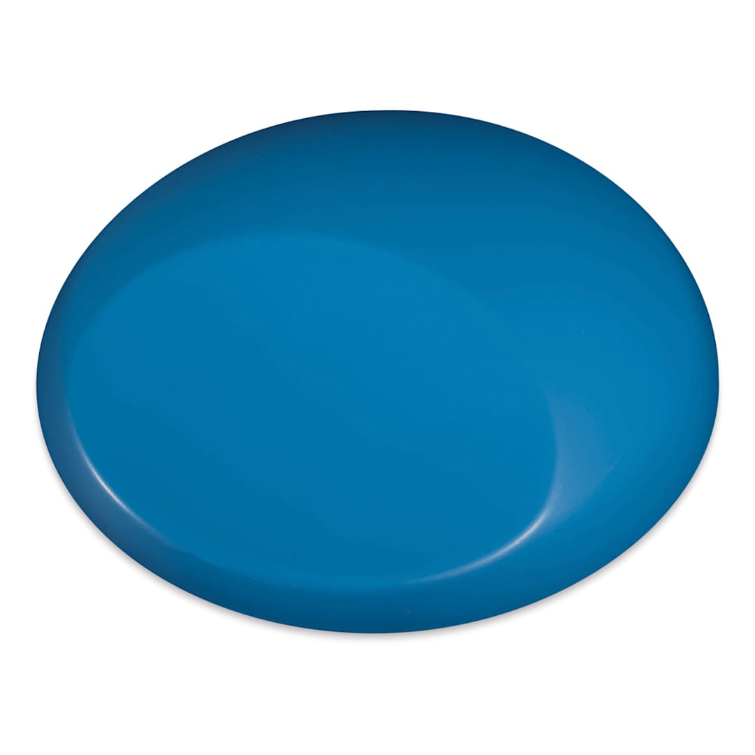 Open in modal - Createx Wicked Colors Airbrush Color - Opaque Daylight Blue (Swatch)