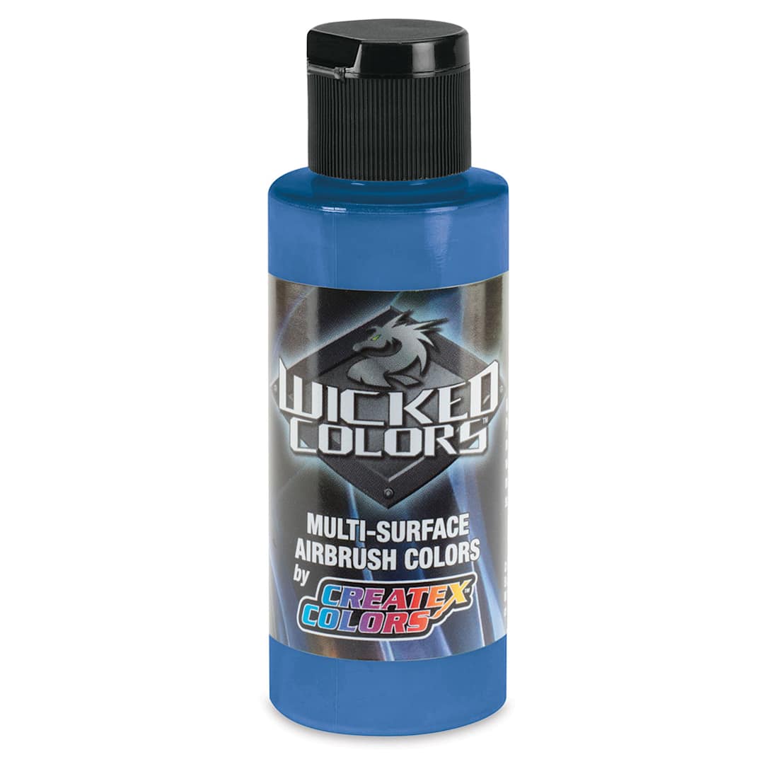 Open in modal - Createx Wicked Colors Airbrush Color - 2 oz, Fluorescent Blue