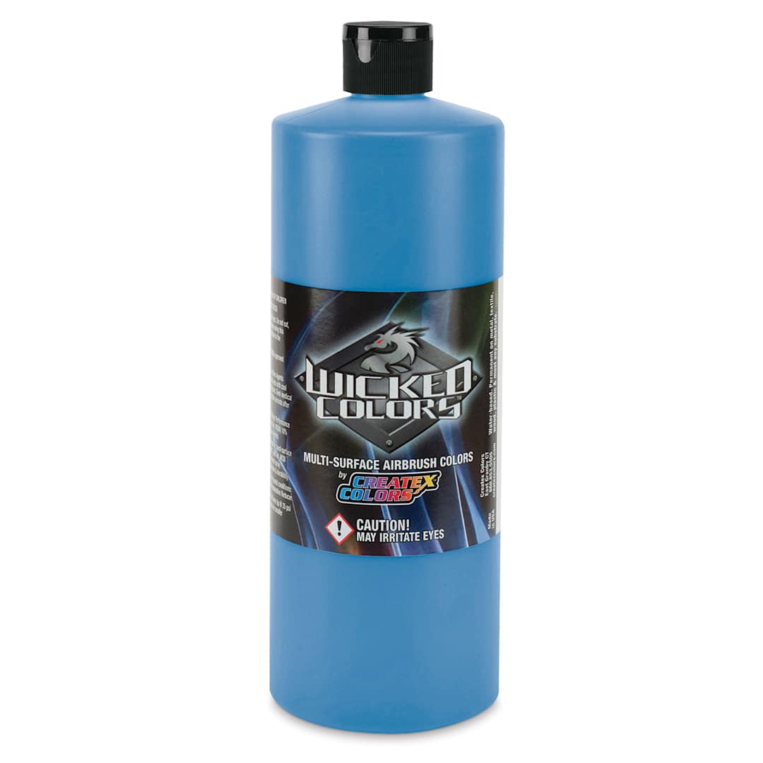 Open in modal - Createx Wicked Colors Airbrush Color - 32 oz, Laguna Blue