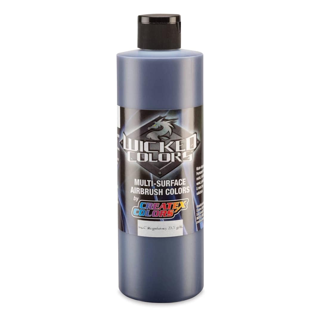 Open in modal - Createx Wicked Colors Airbrush Color - Opaque Dioxazine Purple, 16 oz, Bottle