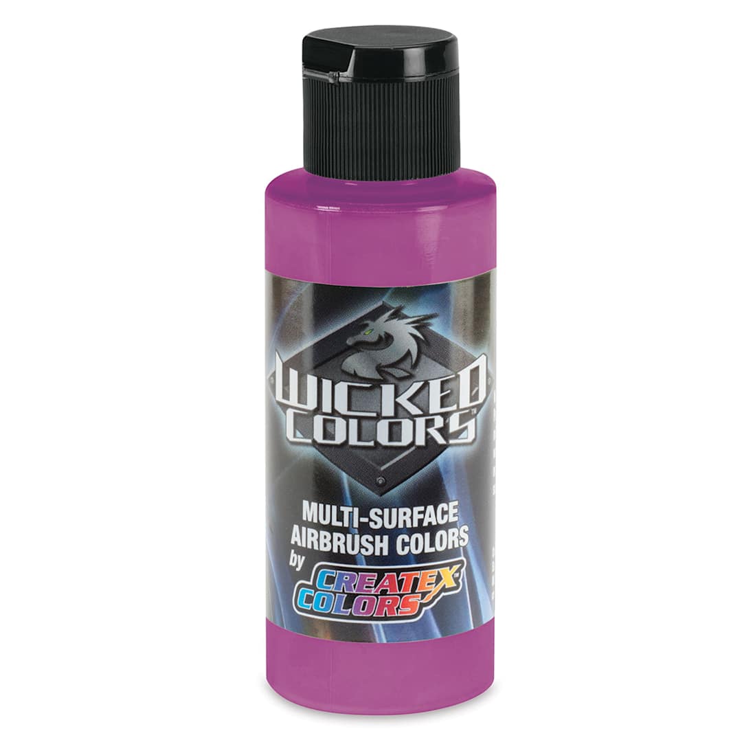 Open in modal - Createx Wicked Colors Airbrush Color - 2 oz, Fluorescent Purple