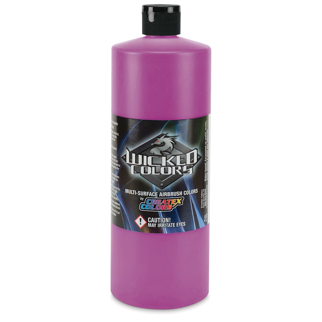 Open in modal - Createx Wicked Colors Airbrush Color - 16 oz, Fluorescent Purple