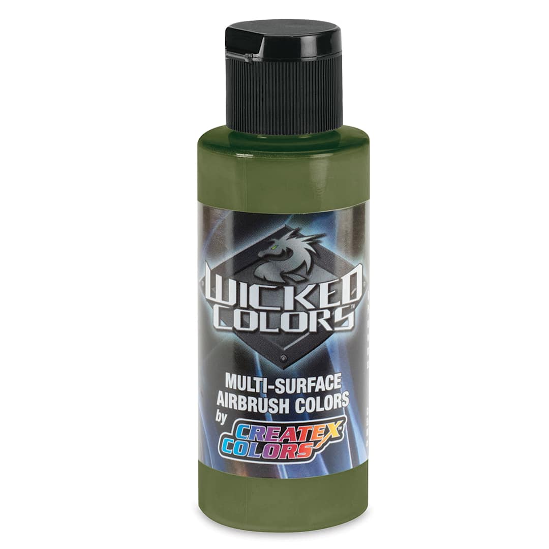 Open in modal - Createx Wicked Colors Airbrush Color - 2 oz, Pearl Flashback Green