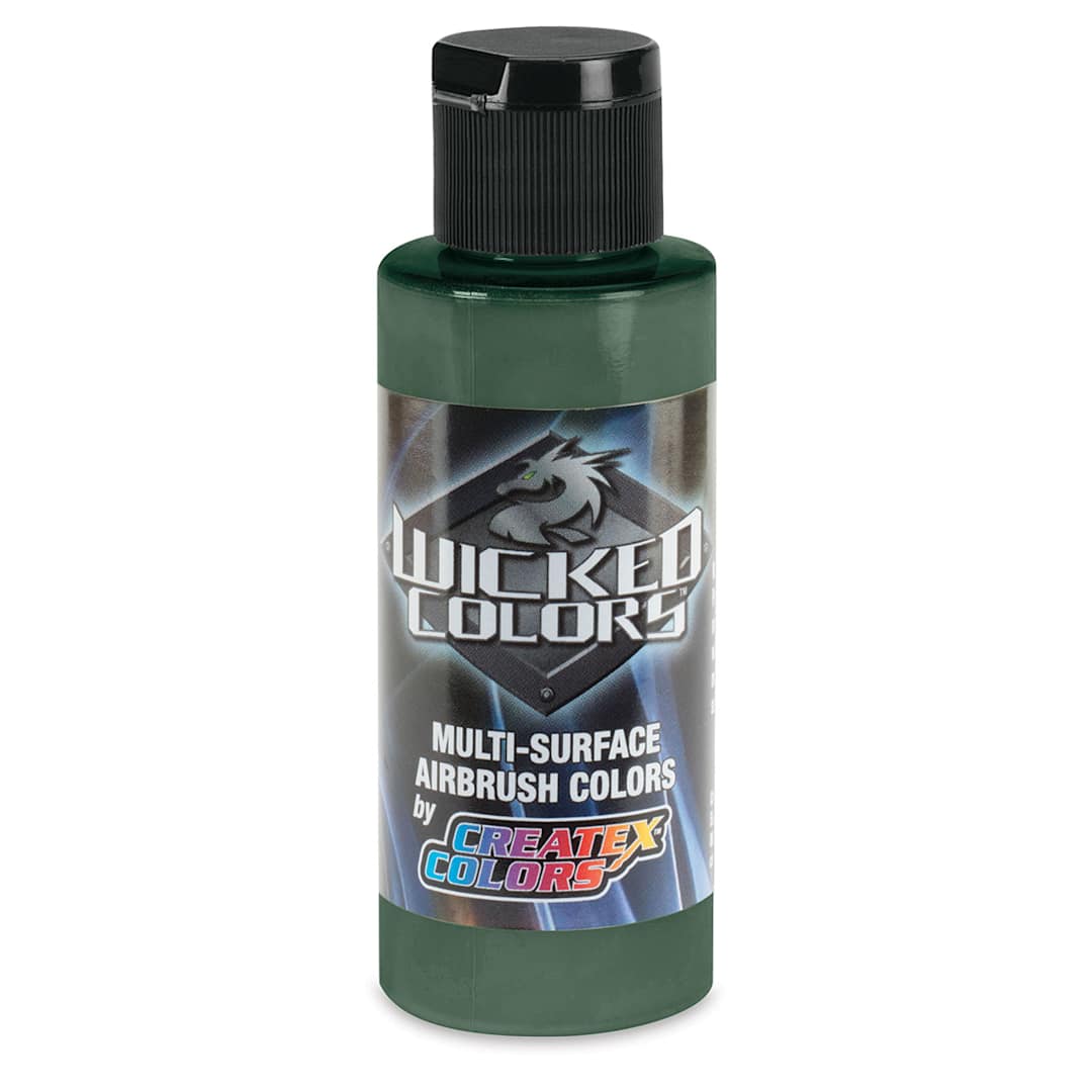 Open in modal - Createx Wicked Colors Airbrush Color - 2 oz, Detail Moss Green