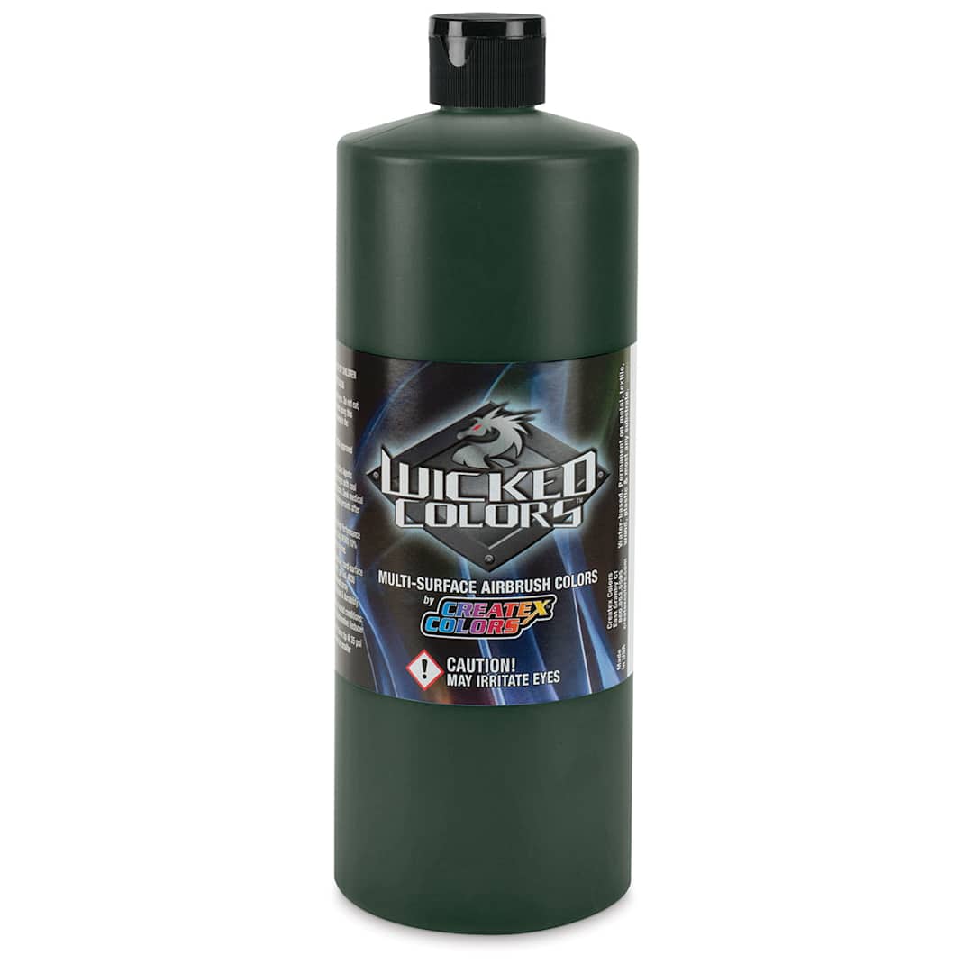 Open in modal - Createx Wicked Colors Airbrush Color - 32 oz, Detail Moss Green