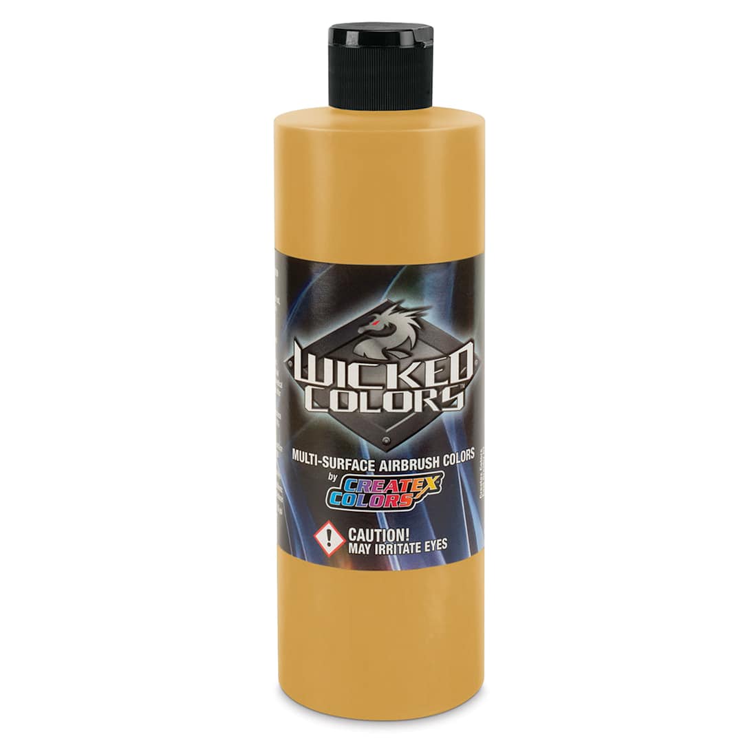 Open in modal - Createx Wicked Colors Airbrush Color - 16 oz, Detail Raw Sienna