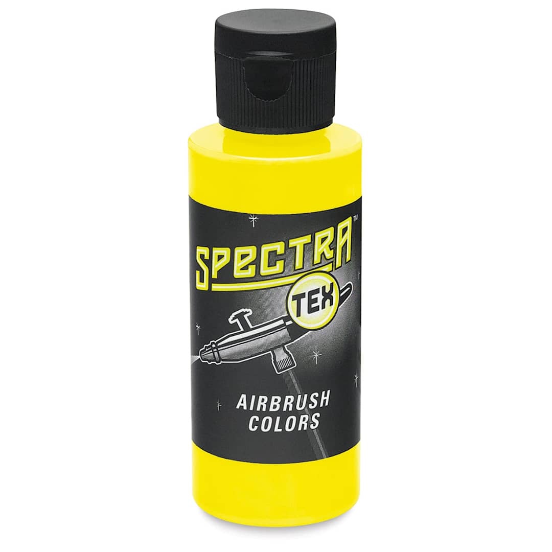 Open in modal - Badger Spectra Tex Airbrush Color - 2 oz, Neon Lemon
