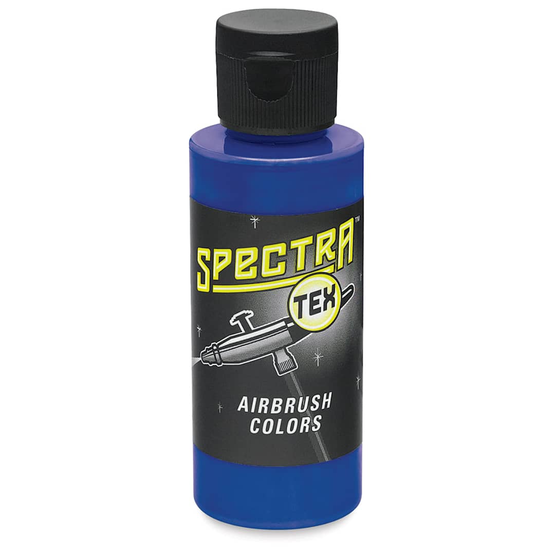 Open in modal - Badger Spectra Tex Airbrush Color - 2 oz, Transparent Patriot Blue