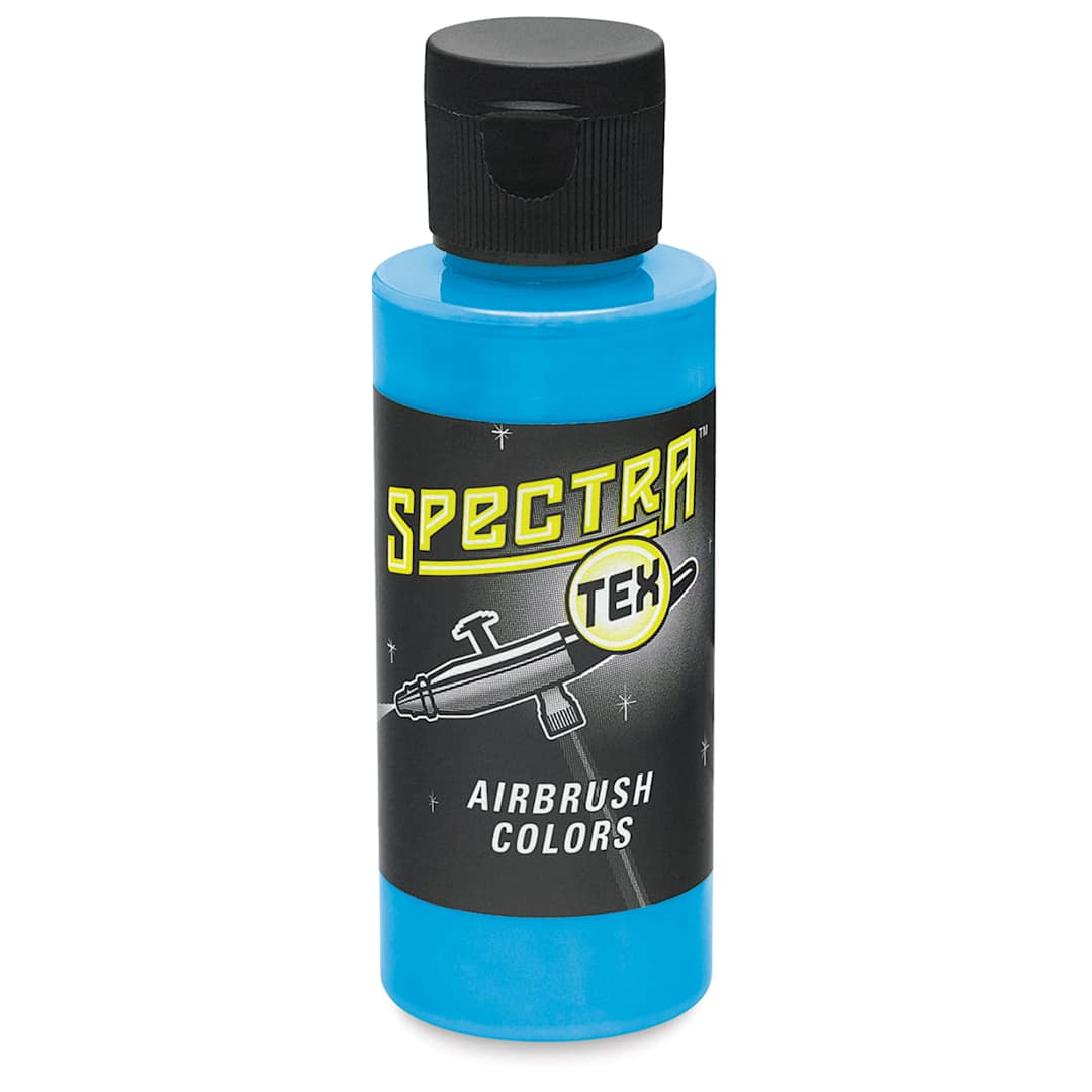 Open in modal - Badger Spectra Tex Airbrush Color - 2 oz, Transparent Pacific Blue