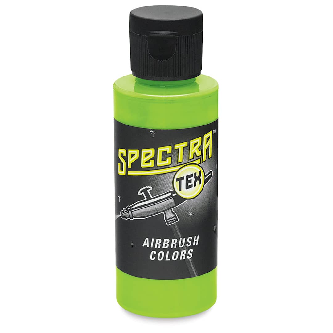 Open in modal - Badger Spectra Tex Airbrush Color - 2 oz, Transparent Lime Green