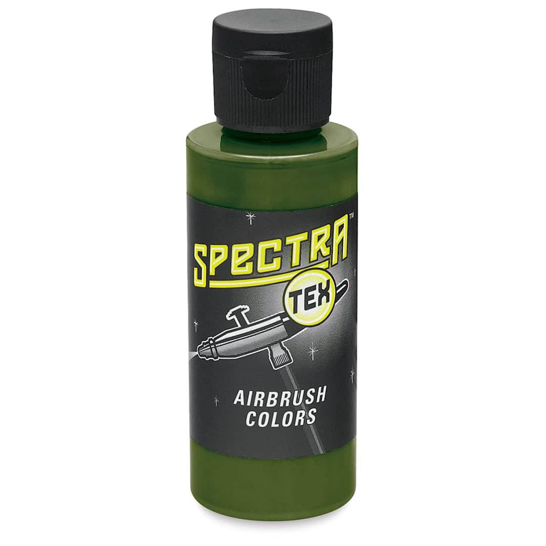 Open in modal - Badger Spectra Tex Airbrush Color - 2 oz, Transparent Moss Green