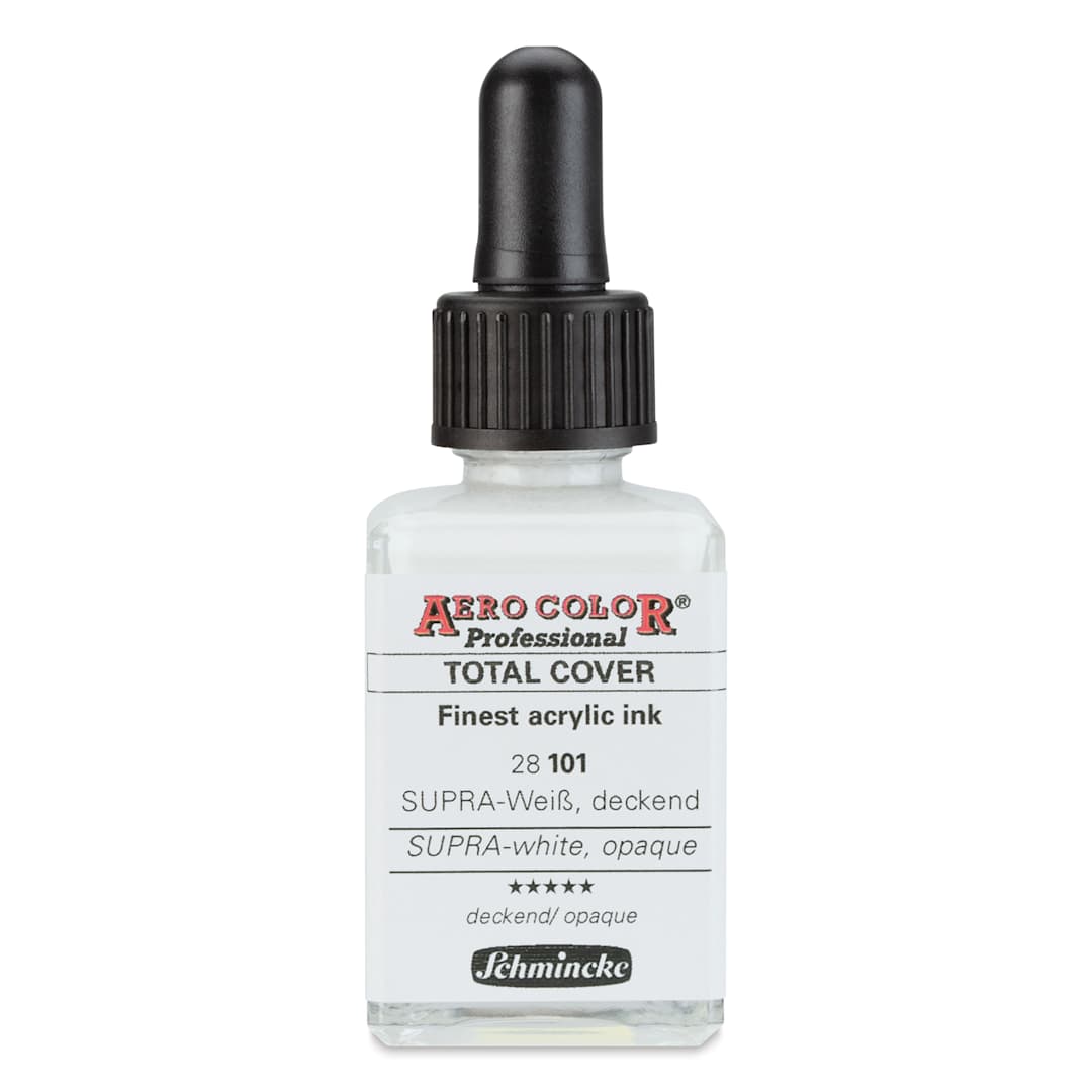 Open in modal - Schmincke Aero Color Professional Airbrush Color - 28 ml, Supra-White Opaque