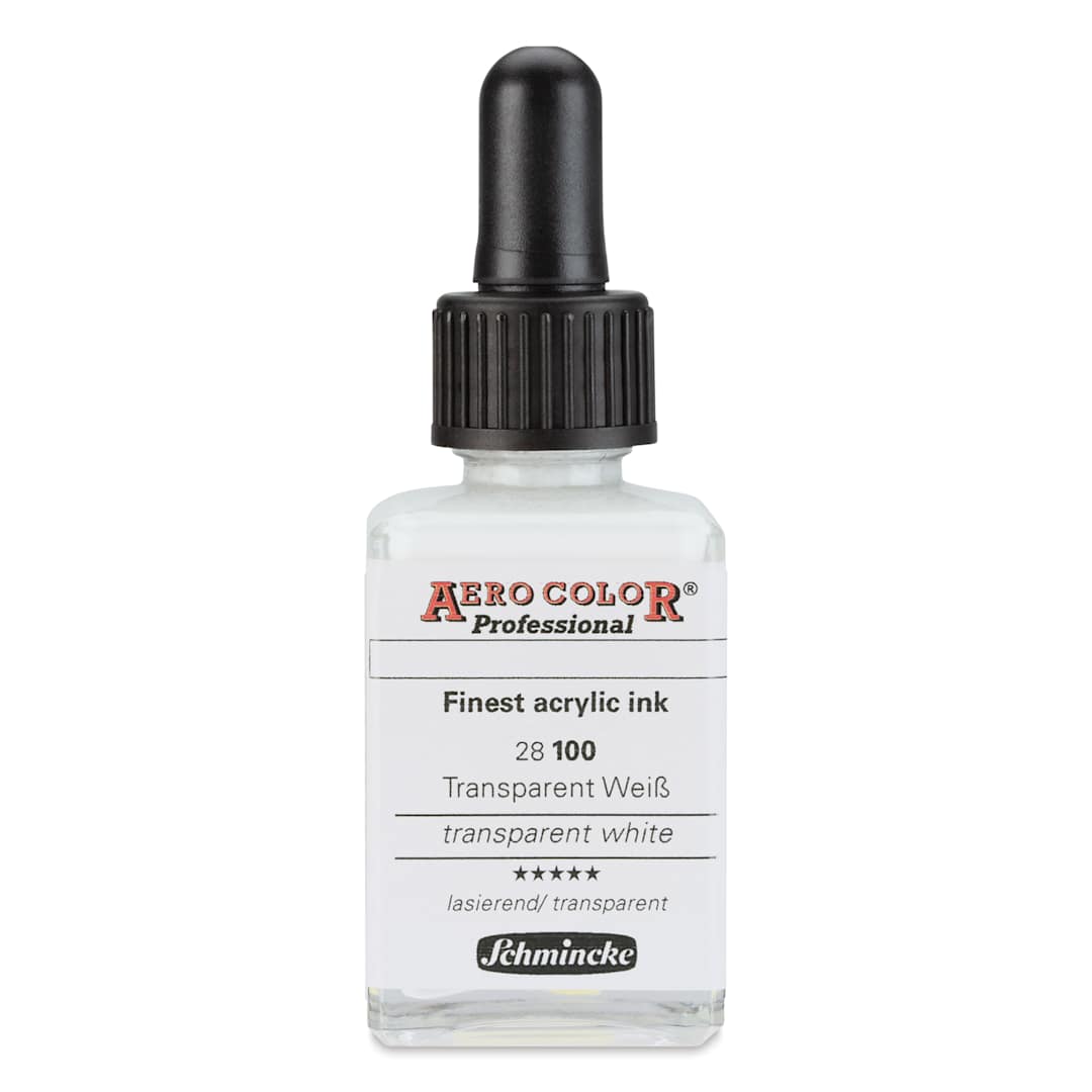 Open in modal - Schmincke Aero Color Professional Airbrush Color - 28 ml, Transparent White