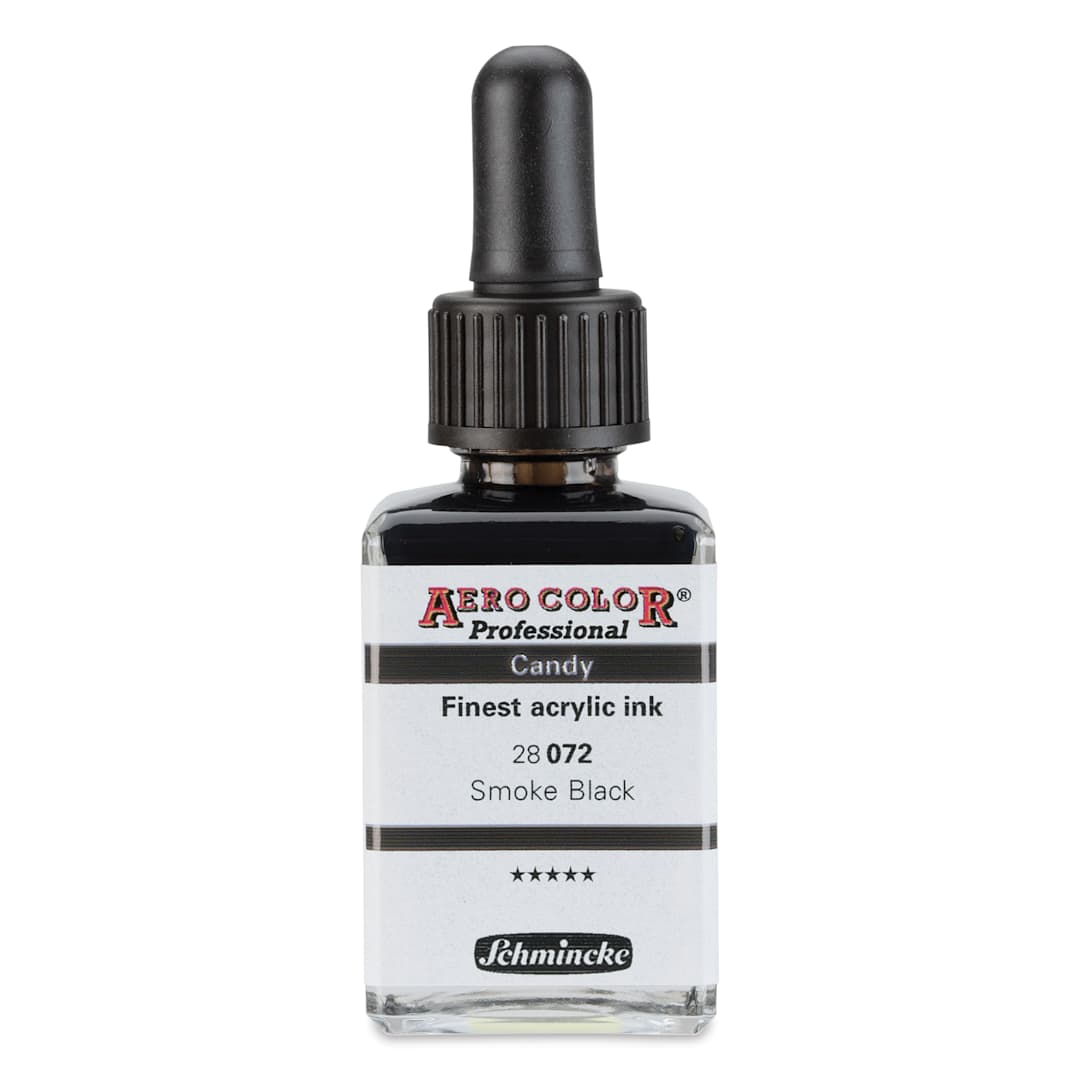 Open in modal - Schmincke Aero Color Professional Airbrush Color - 28 ml, Smoke Black