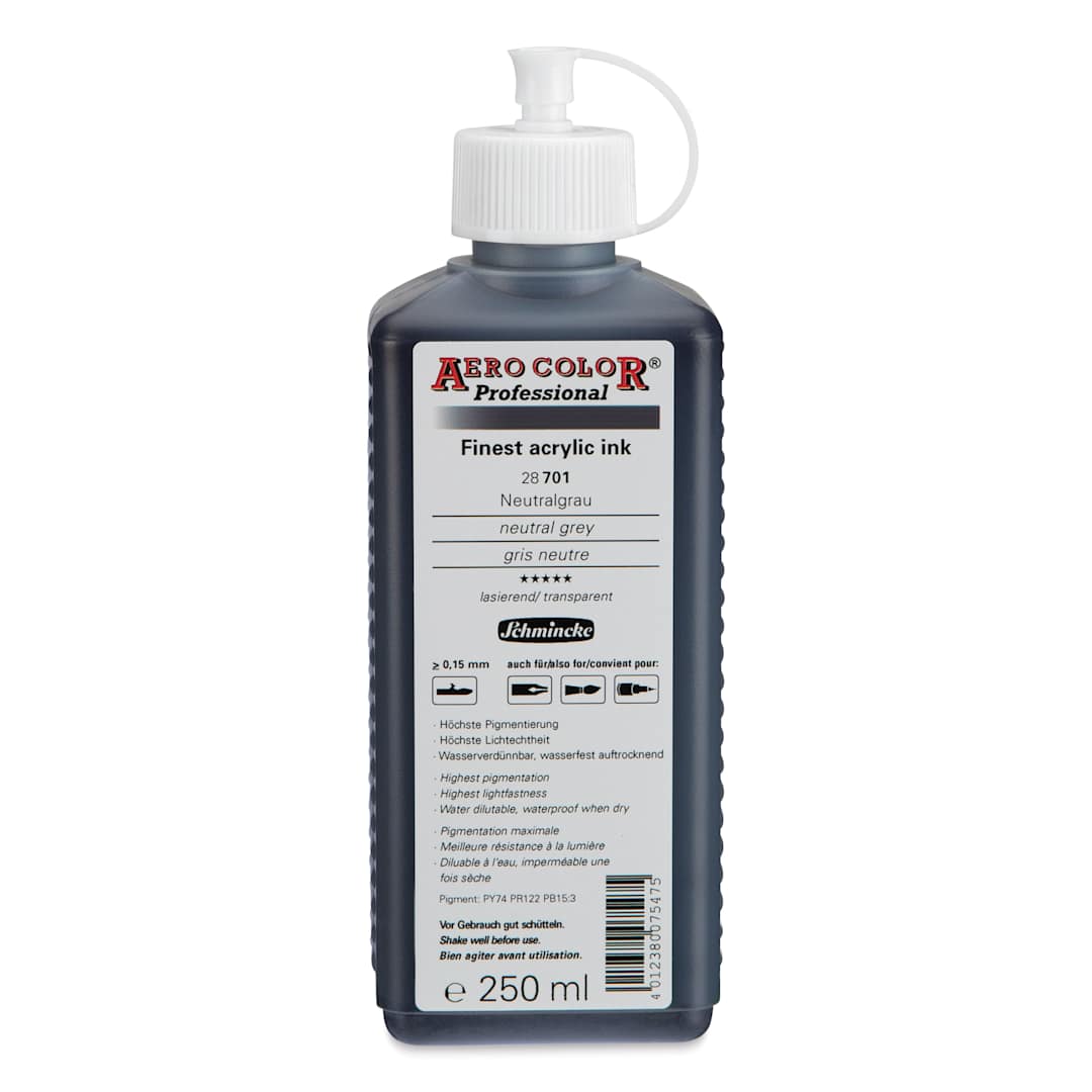 Open in modal - Schmincke Aero Color Professional Airbrush Color - 250 ml, Neutral Gray