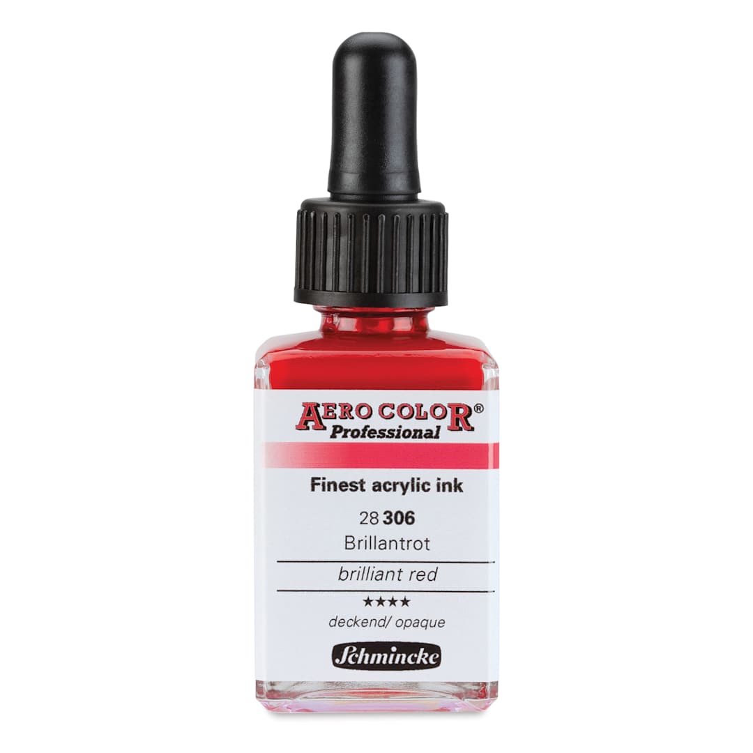 Open in modal - Schmincke Aero Color Professional Airbrush Color - 28 ml, Brilliant Red