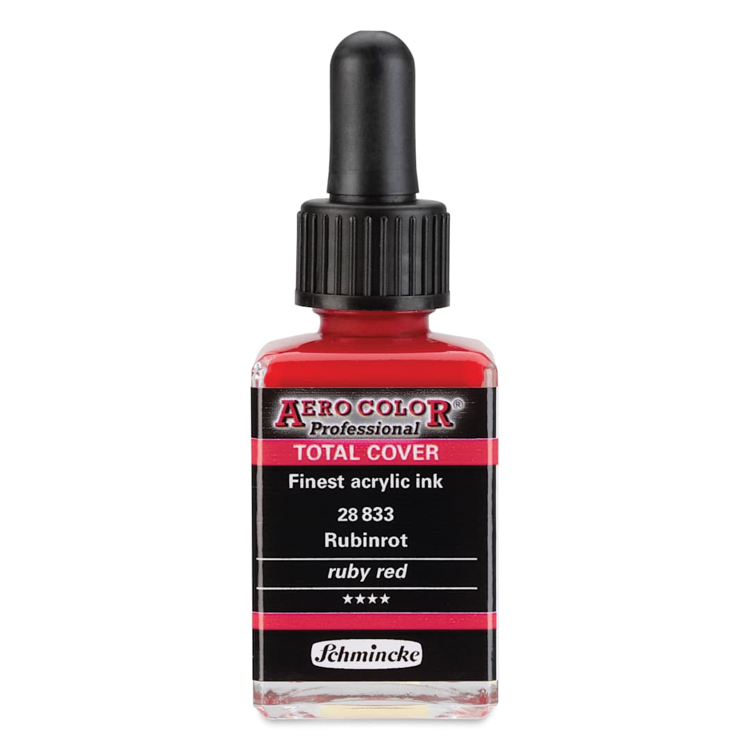 Open in modal - Schmincke Aero Color Professional Airbrush Color - 28 ml, Red Ruby
