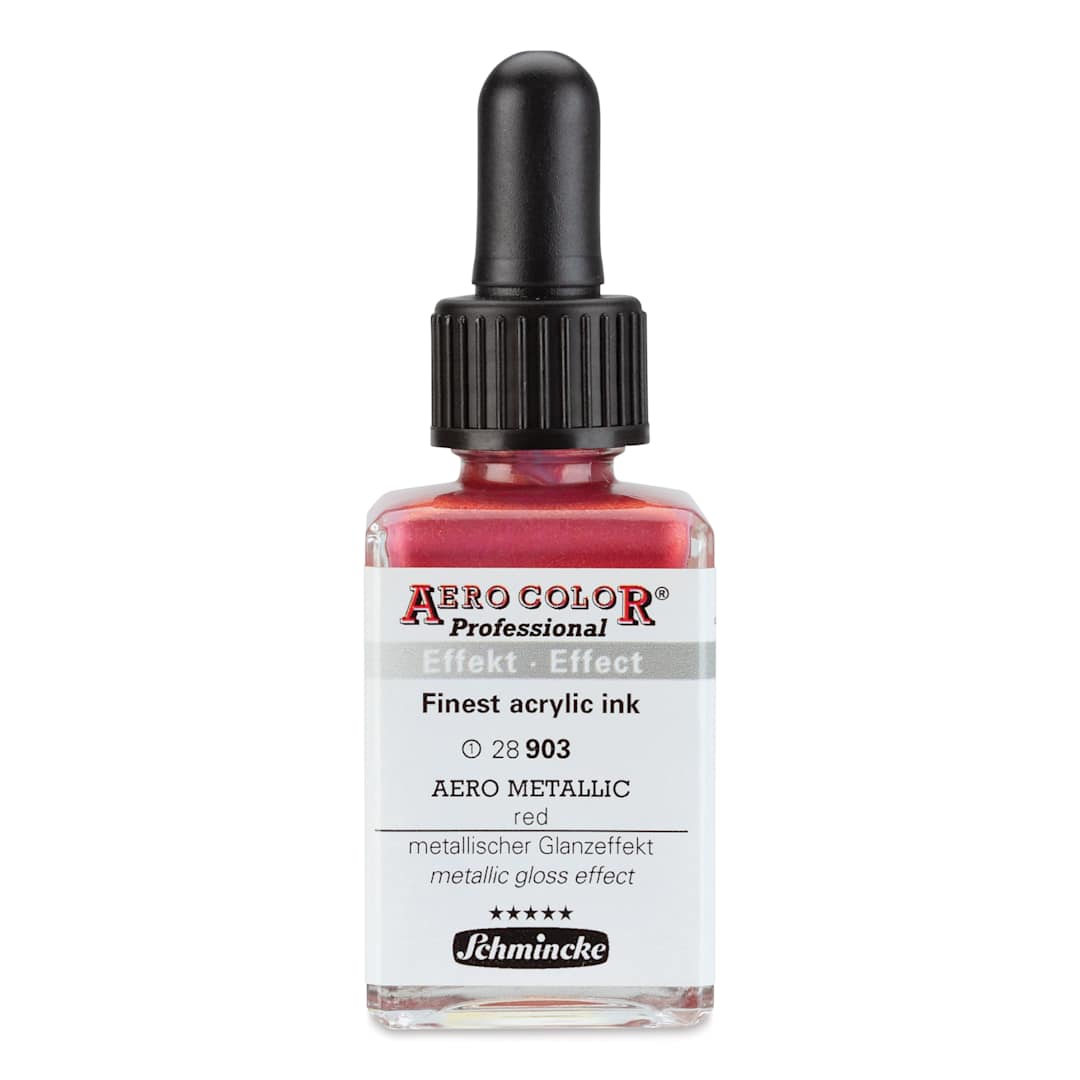 Open in modal - Schmincke Aero Color Professional Airbrush Color - 28 ml, Aero Metallic Red