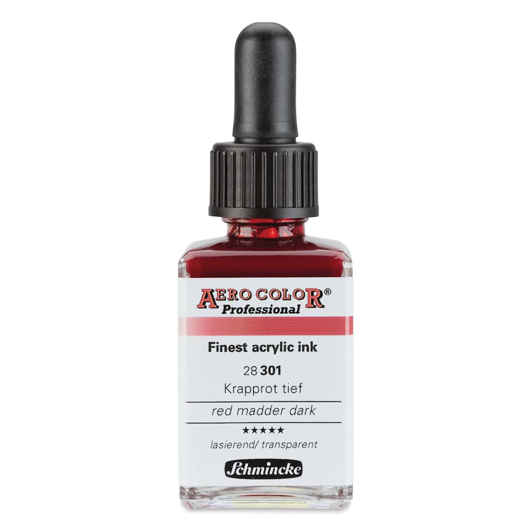Open in modal - Schmincke Aero Color Professional Airbrush Color - 28 ml, Red Madder Dark