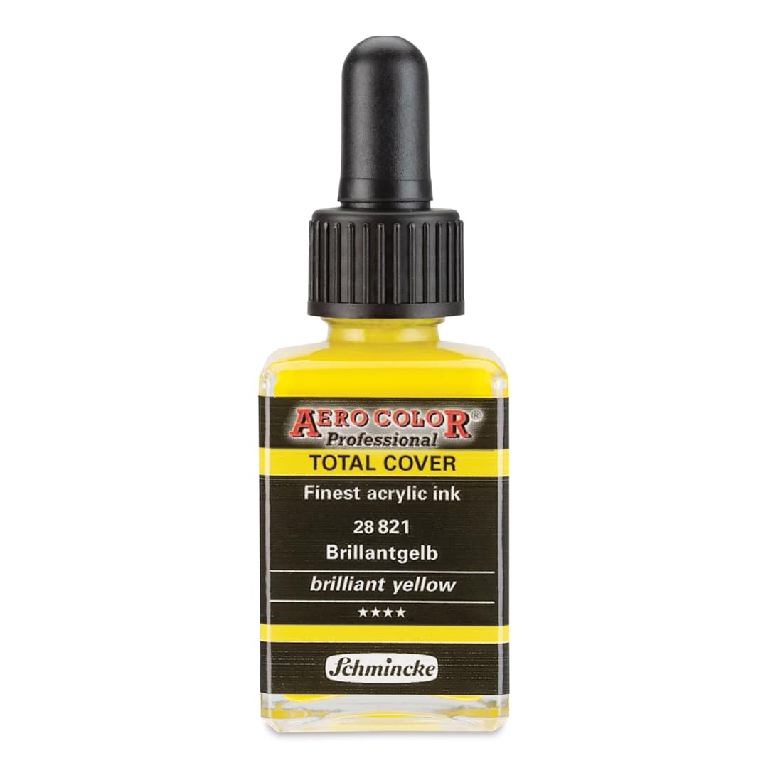 Open in modal - Schmincke Aero Color Professional Airbrush Color - 28 ml, Brilliant Yellow