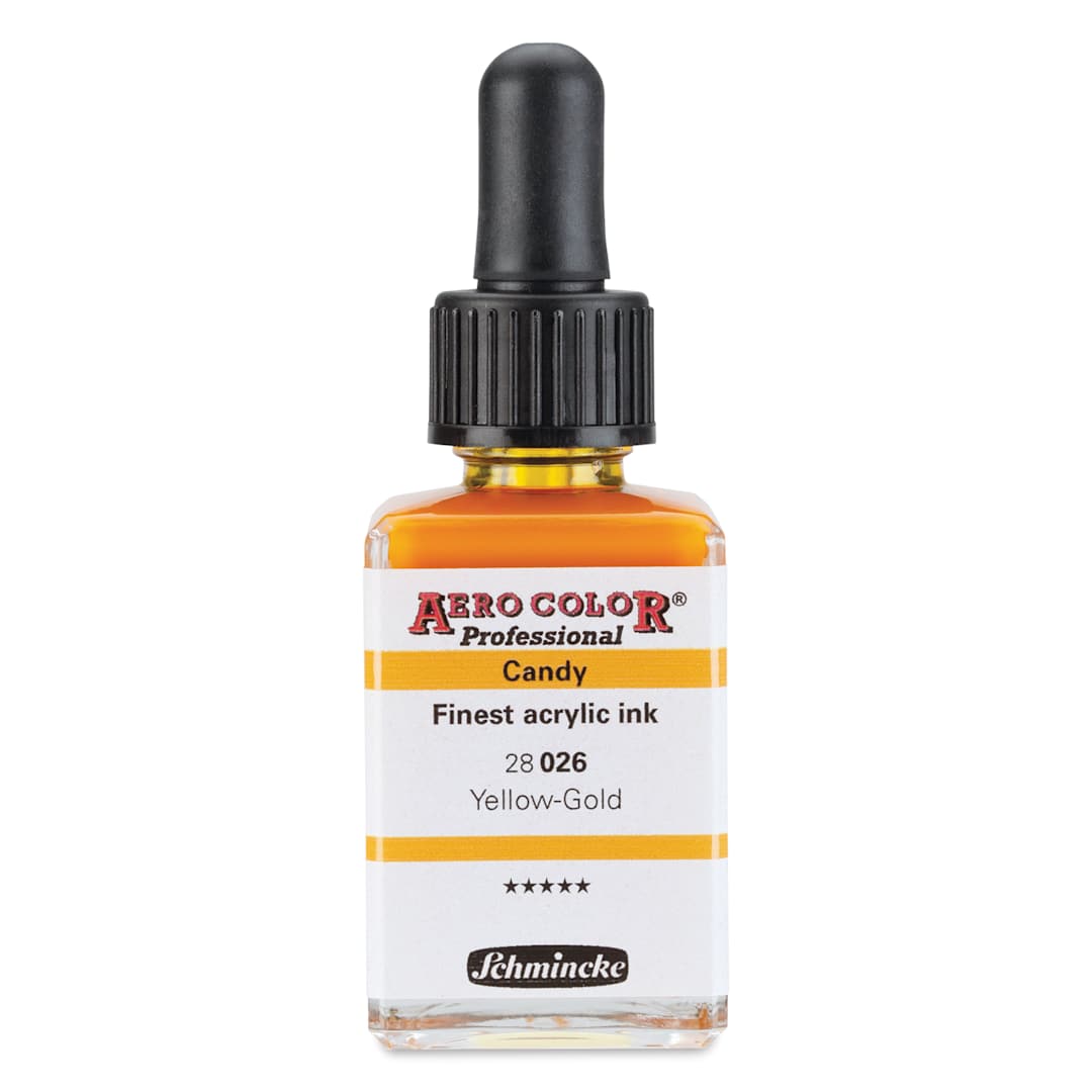 Open in modal - Schmincke Aero Color Professional Airbrush Color - 28 ml, Yellow-Gold