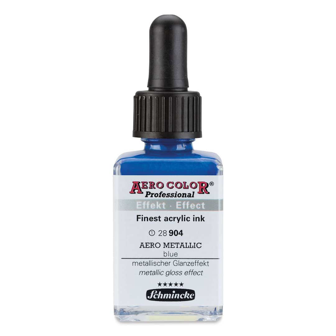 Open in modal - Schmincke Aero Color Professional Airbrush Color - 28 ml, Aero Metallic Blue