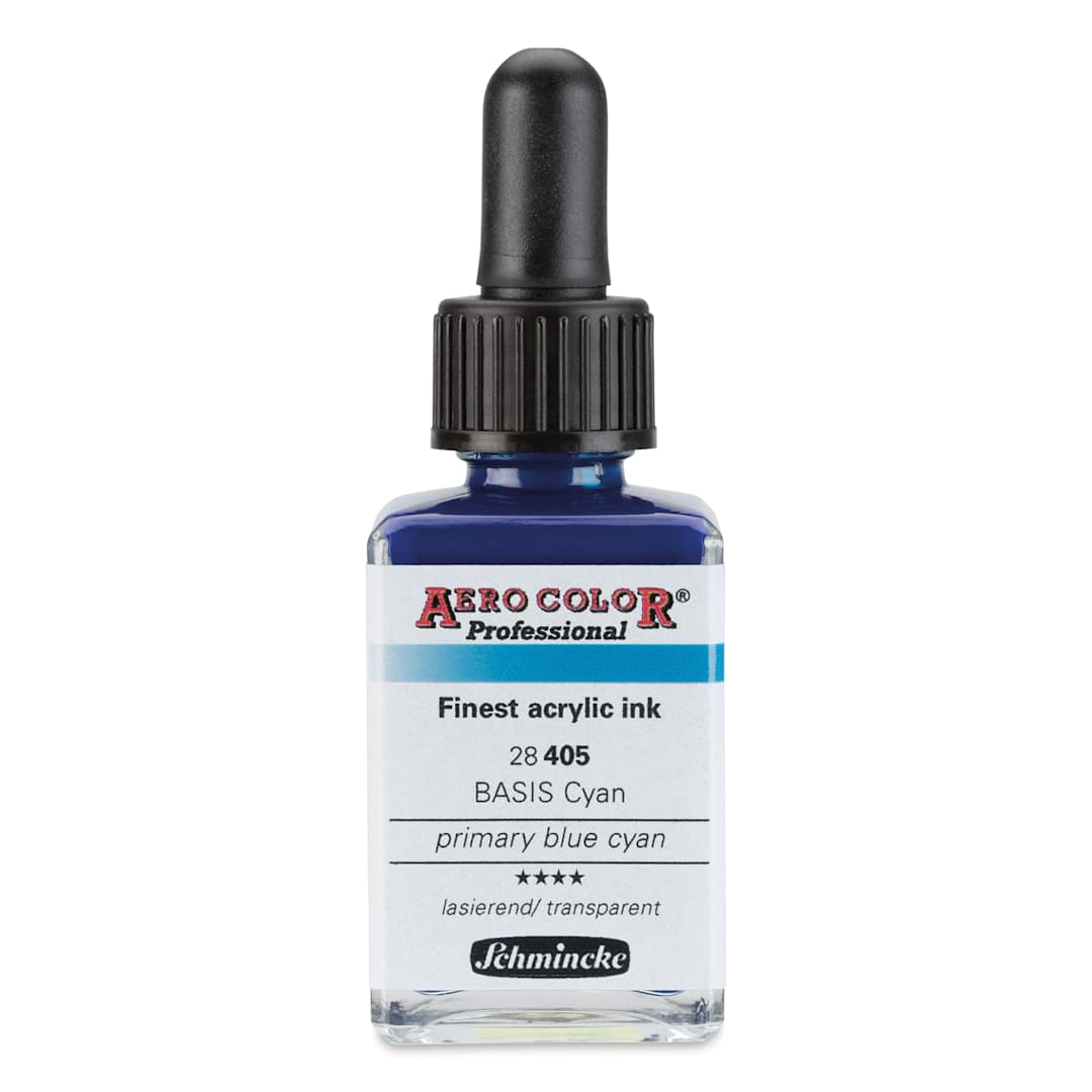 Open in modal - Schmincke Aero Color Professional Airbrush Color - 28 ml, Primary Blue Cyan
