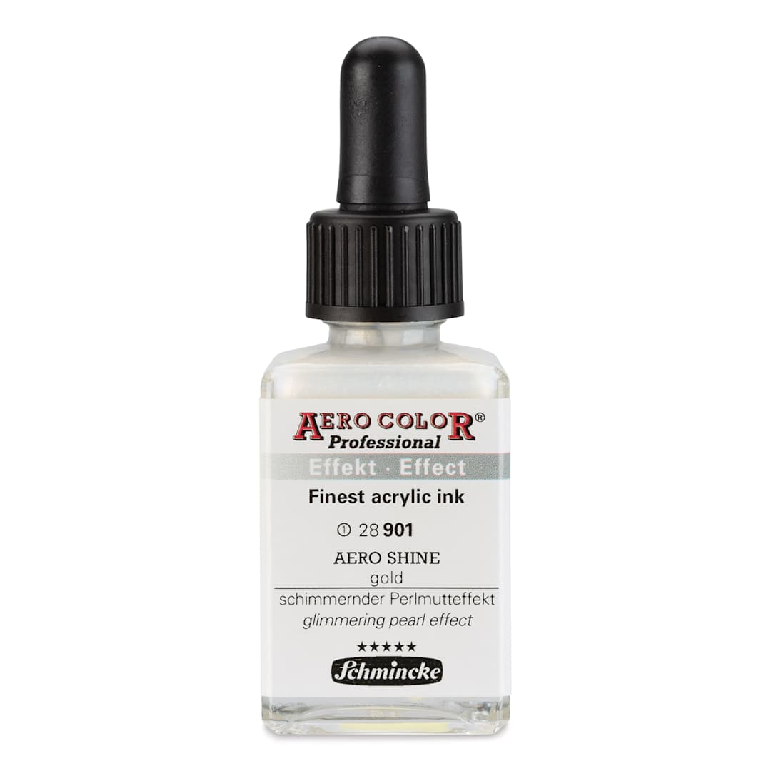 Open in modal - Schmincke Aero Color Professional Airbrush Color - 28 ml, Aero Shine Gold