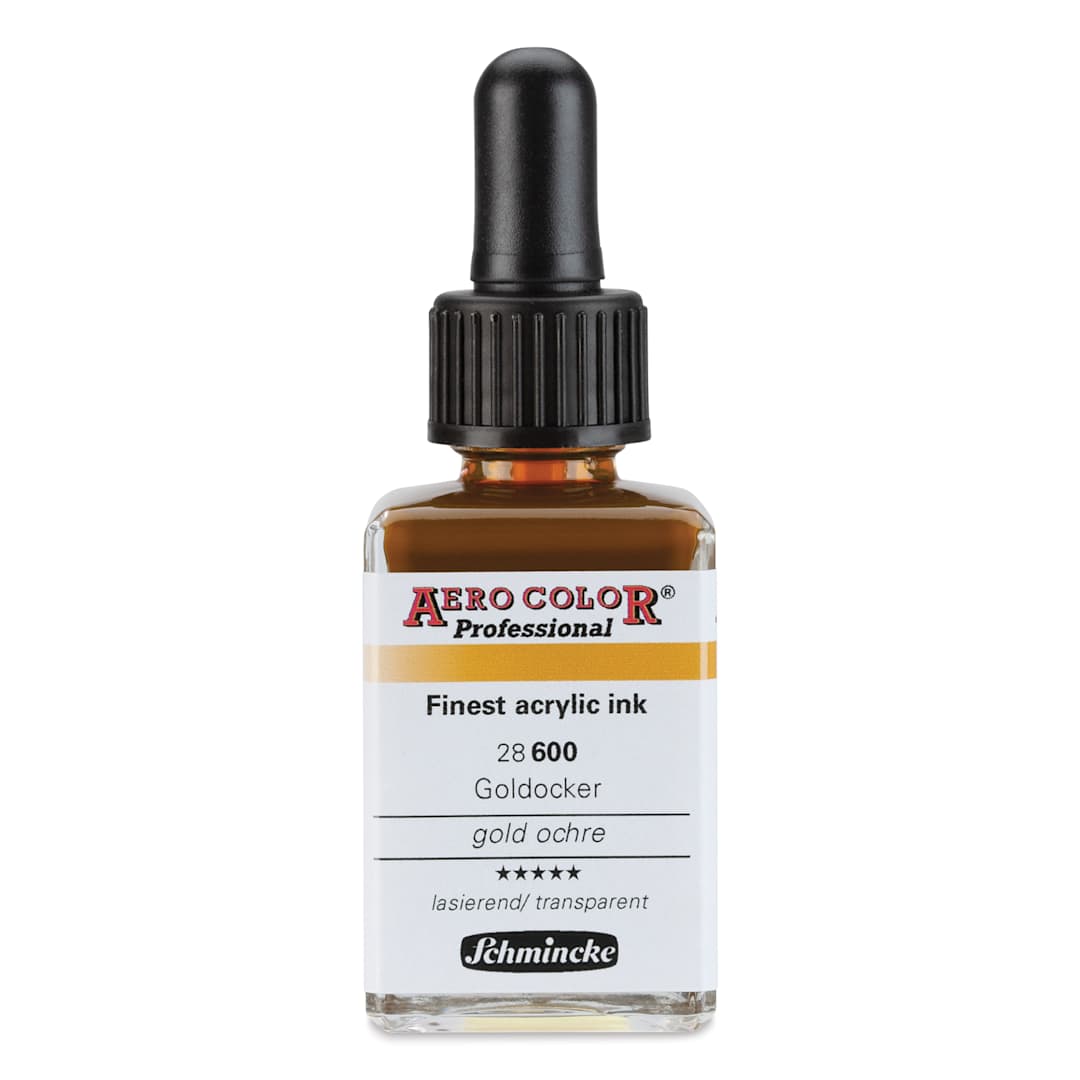 Open in modal - Schmincke Aero Color Professional Airbrush Color - 28 ml, Gold Ochre