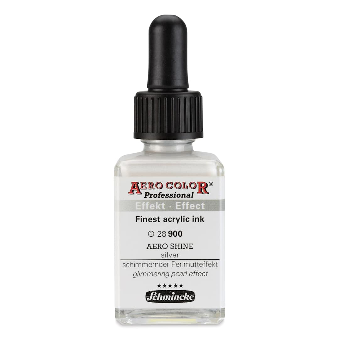 Open in modal - Schmincke Aero Color Professional Airbrush Color - 28 ml, Aero Shine Silver