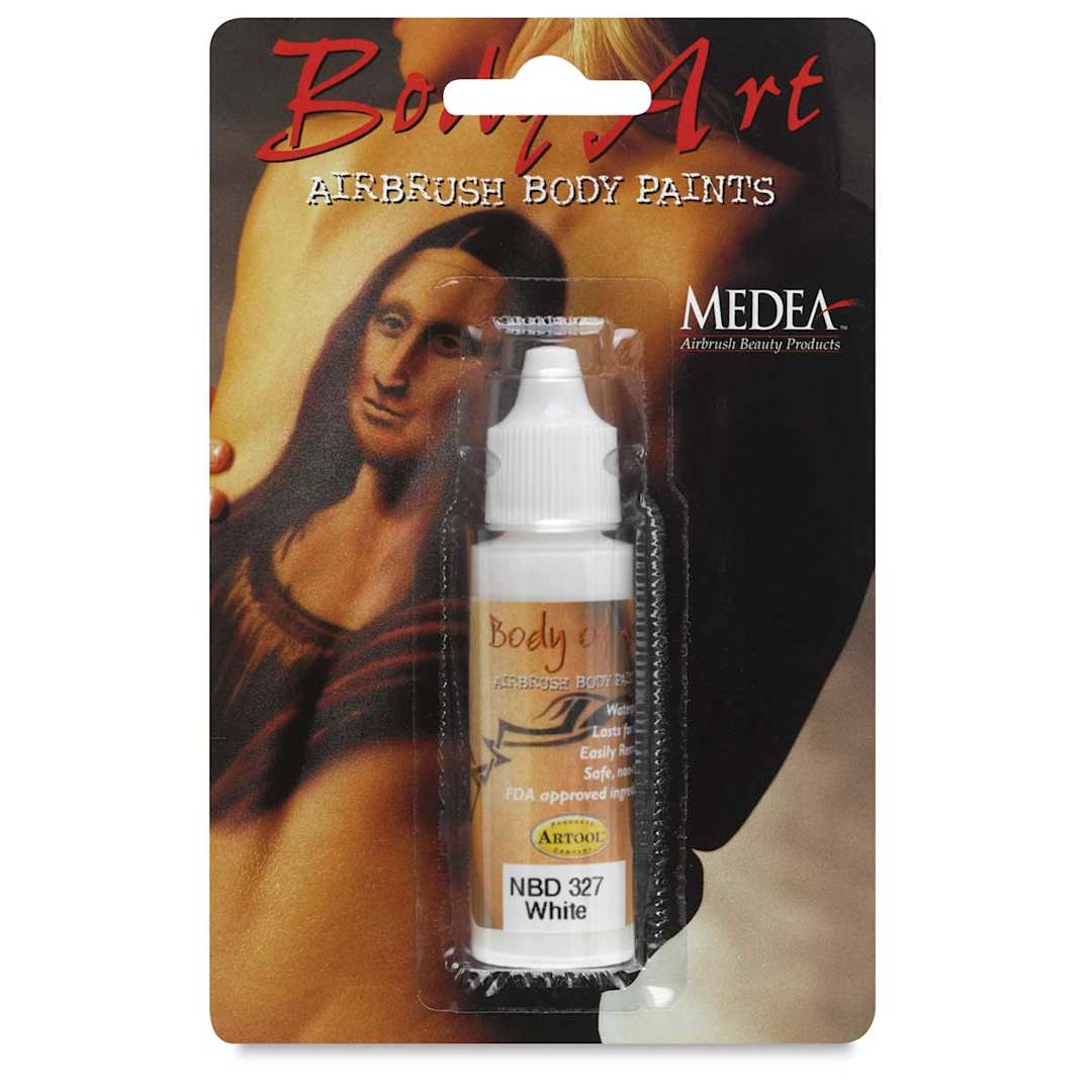 Open in modal - Medea Body-Art Airbrush Paint - 1 oz, White, Bottle (In packaging)